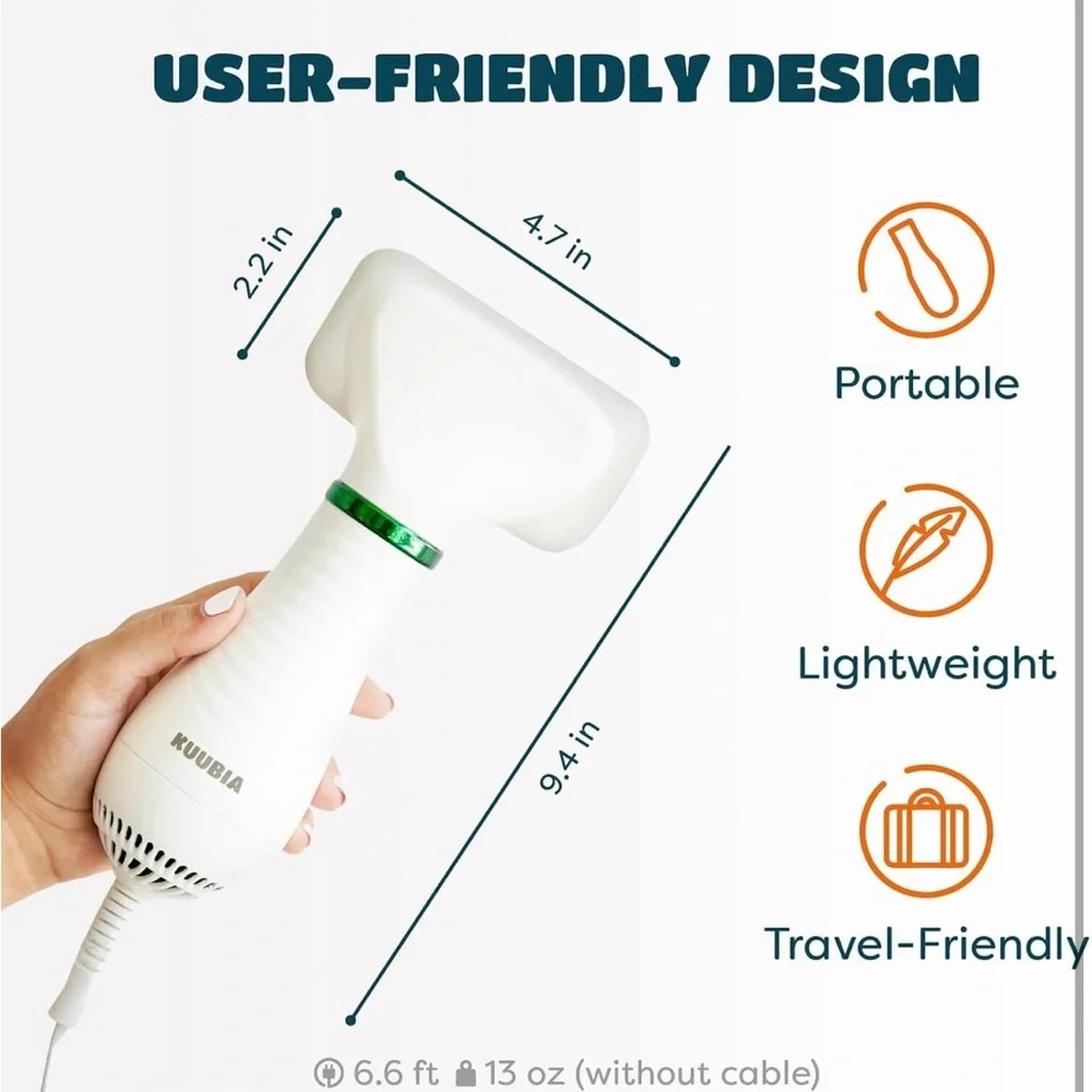 2-in-1 Dog Hair Dryer with Slicker Brush for Small-Sized Dogs and Cats